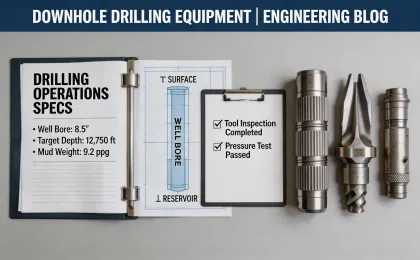 Technical drilling article visual